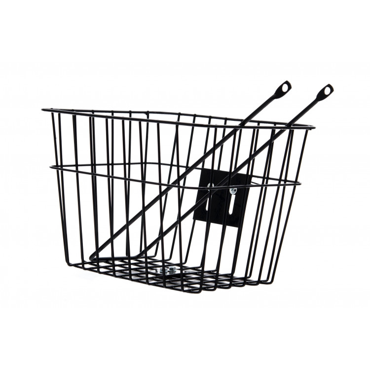 Košík na riadidlá s podporou KP-4 Čierny